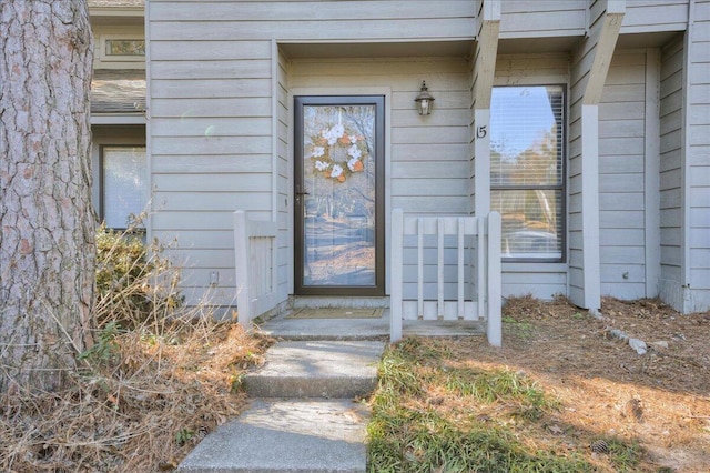 view of entrance to property