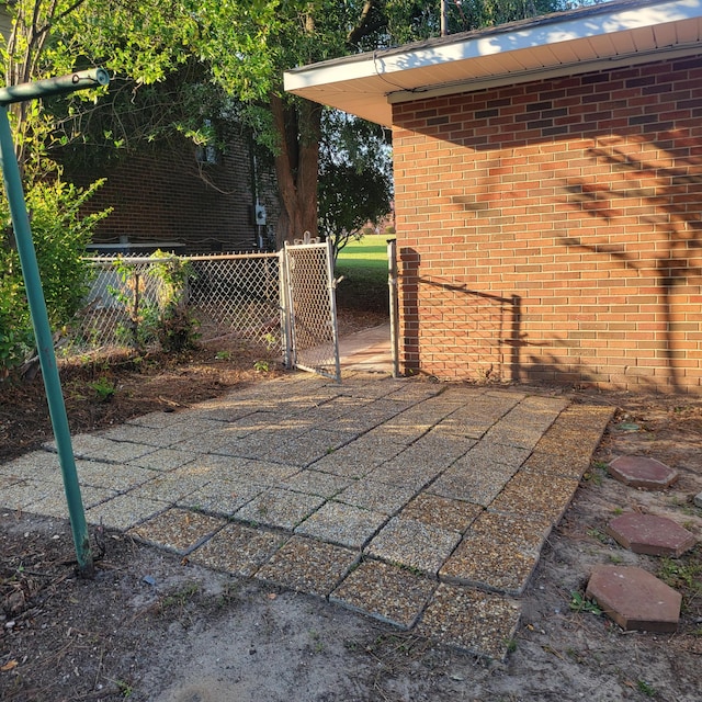 2514 Cascade Dr, Augusta, GA 30904 - view of patio with a gate
