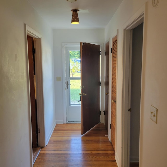 2514 Cascade Dr, Augusta, GA 30904 - hall with wood finished floors and baseboards
