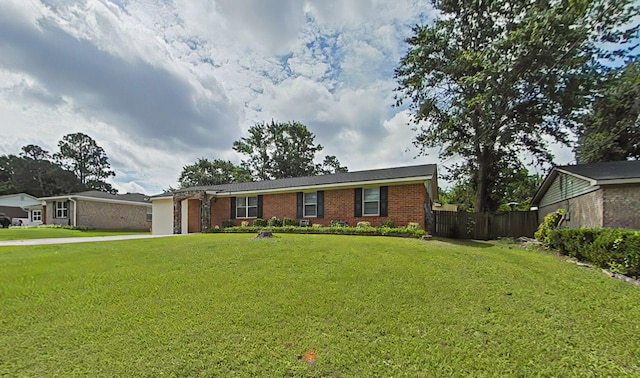 4532 Oakley Pirkle Rd, Martinez, GA 30907 - ranch-style home featuring a garage, driveway, and brick siding