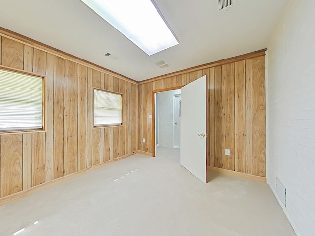 4532 Oakley Pirkle Rd, Martinez, GA 30907 - carpeted empty room with wood walls