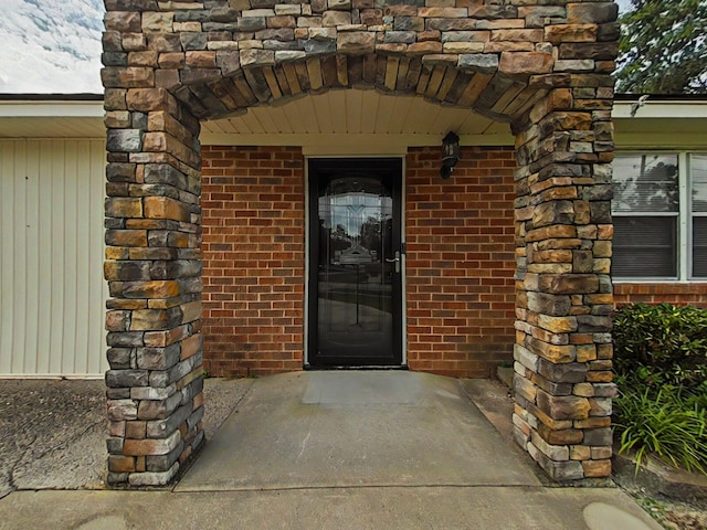 4532 Oakley Pirkle Rd, Martinez, GA 30907 - doorway to property with brick siding