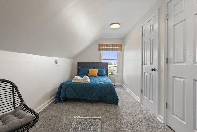1118 Dantignac St, Augusta, GA 30901 - bedroom featuring carpet flooring, vaulted ceiling, and baseboards