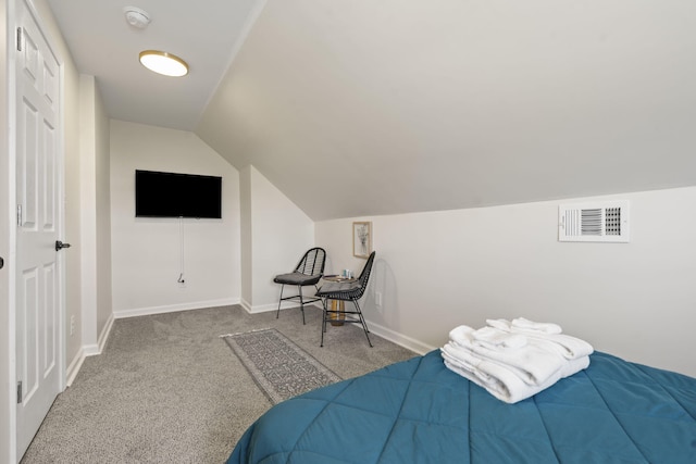1118 Dantignac St, Augusta, GA 30901 - bedroom with carpet floors, lofted ceiling, and baseboards