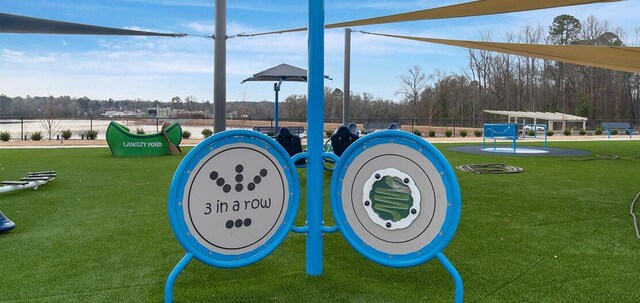 772 Count Fleet Ct, Graniteville, SC 29829 - view of home's community with fence and a lawn