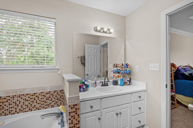 762 Winding Creek Ct, Evans, GA 30809 - bathroom with ensuite bath, vanity, and a garden tub