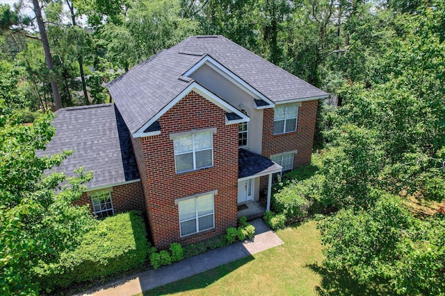 762 Winding Creek Ct, Evans, GA 30809 - entrance to property with brick siding and a yard