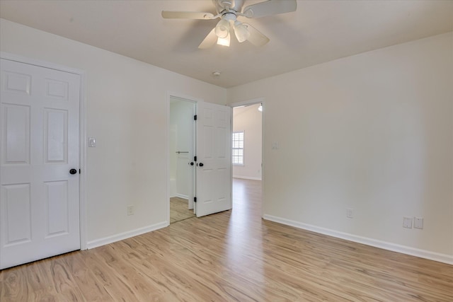 1532 Abby Way, Augusta, GA 30909 - unfurnished room featuring light wood-style flooring, a ceiling fan, and a smoke detector