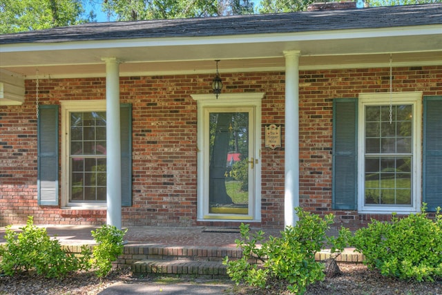 413 Mcintosh Dr, Waynesboro, GA 30830 - entrance to property with covered porch and brick siding