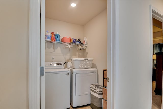 243 Quick Silver Ct, Graniteville, SC 29829 - laundry room featuring separate washer and dryer