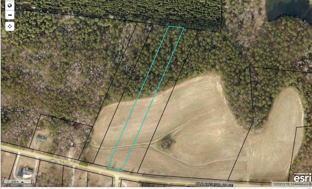 3191 Old Augusta Rd, Dearing, GA 30808 - map of property location featuring property parcel outlined