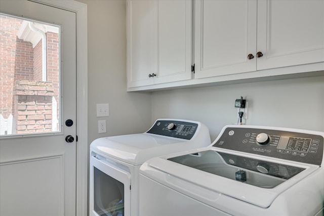 820 Barrett Ln, Augusta, GA 30909 - laundry room with washer and dryer and cabinet space