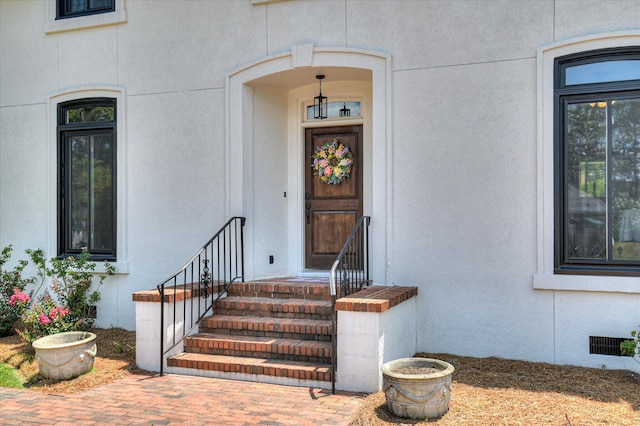 820 Barrett Ln, Augusta, GA 30909 - doorway to property with stucco siding