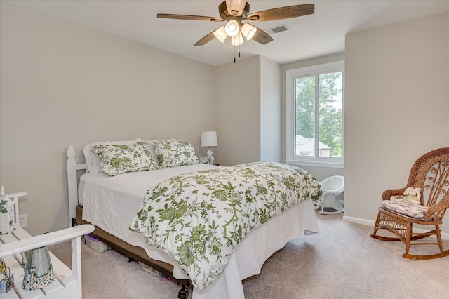 820 Barrett Ln, Augusta, GA 30909 - carpeted bedroom featuring ceiling fan and baseboards