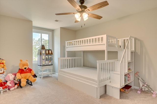820 Barrett Ln, Augusta, GA 30909 - carpeted bedroom featuring a ceiling fan