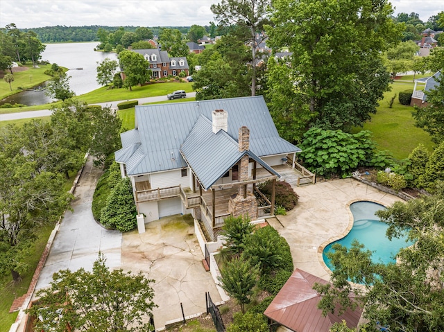 922 Windmill Ln, Evans, GA 30809 - bird's eye view of a nearby body of water and a tree filled landscape