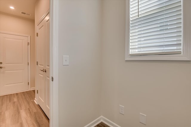 2015 Saylor Ln, Grovetown, GA 30813 - hall featuring light wood-style floors, baseboards, and recessed lighting