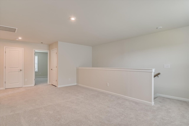 2015 Saylor Ln, Grovetown, GA 30813 - below grade area with baseboards, light colored carpet, and recessed lighting
