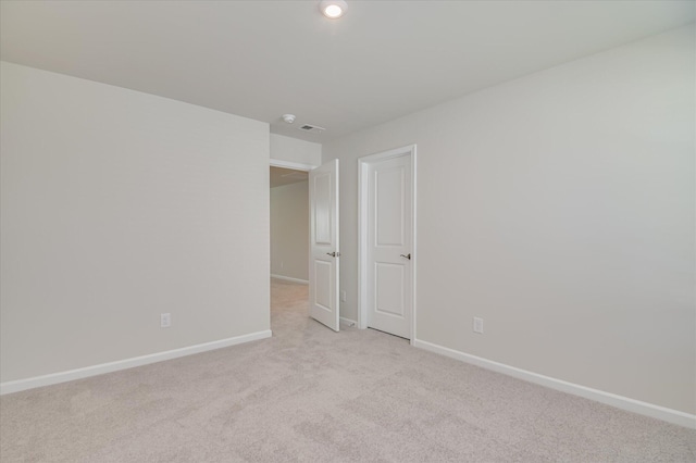 2015 Saylor Ln, Grovetown, GA 30813 - spare room with light carpet, baseboards, a smoke detector, and recessed lighting