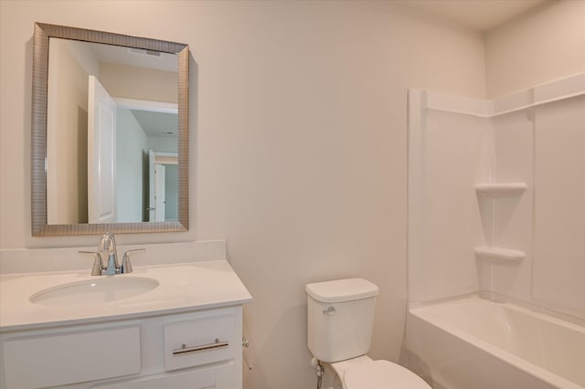 2015 Saylor Ln, Grovetown, GA 30813 - full bathroom featuring vanity, toilet, and shower / washtub combination