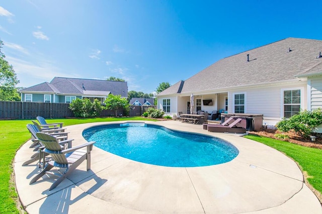 617 Morris Run, North Augusta, SC 29860 - view of pool with a patio