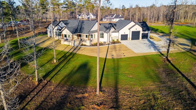 drone / aerial view