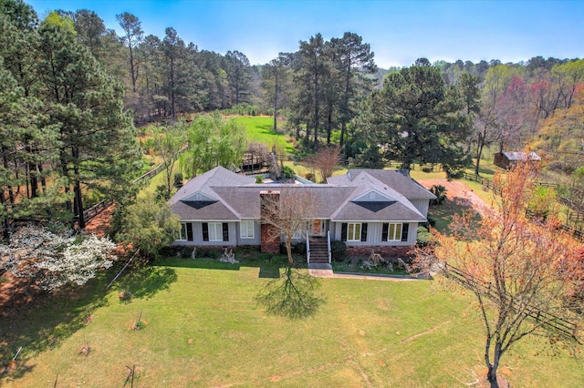 4512 Hardy Mcmanus Rd, Evans, GA 30809 - aerial view featuring a wooded view