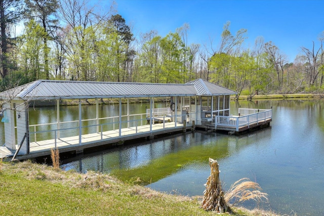 4512 Hardy Mcmanus Rd, Evans, GA 30809 - view of dock with a water view