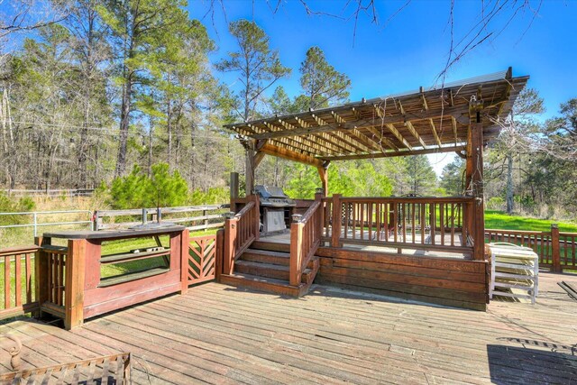 4512 Hardy Mcmanus Rd, Evans, GA 30809 - view of wooden deck