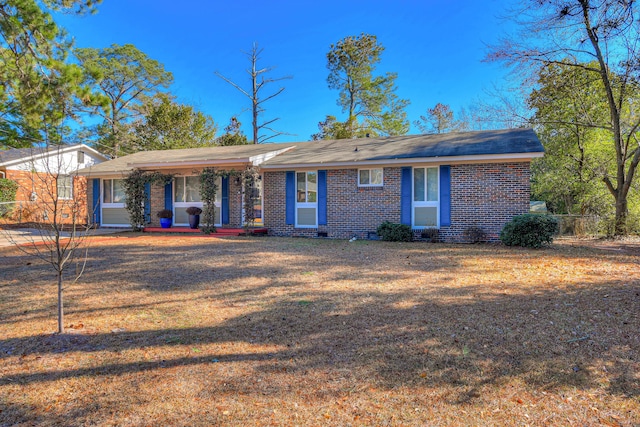 view of ranch-style home