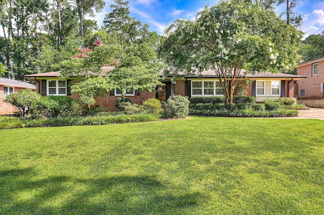 3114 Sussex Rd, Augusta, GA 30909 - view of front of property featuring brick siding and a front lawn