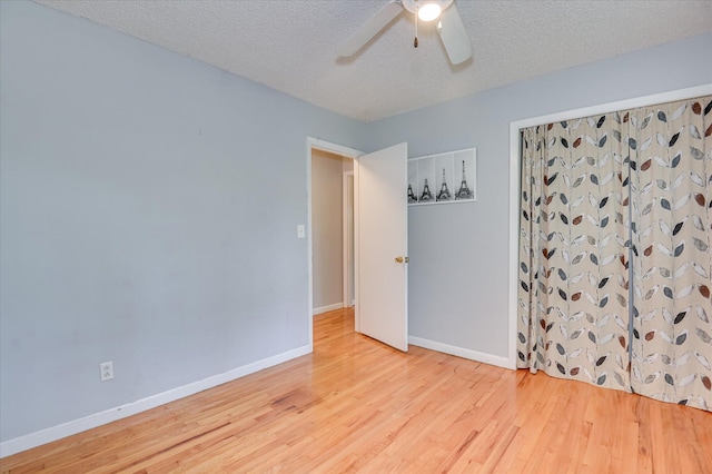 3114 Sussex Rd, Augusta, GA 30909 - empty room with a ceiling fan, wood finished floors, and a textured ceiling