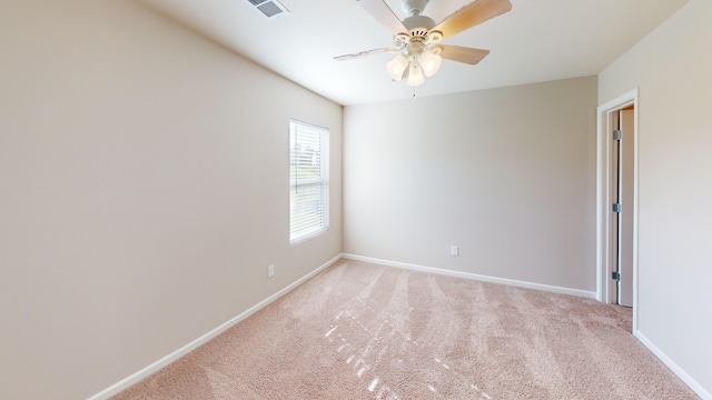 195 Sims Ct, Augusta, GA 30909 - spare room with light colored carpet and ceiling fan