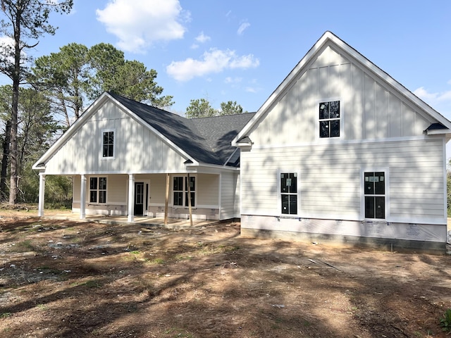 back of property featuring a patio