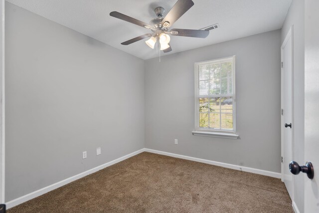 3363 Saddlebrook Dr, Hephzibah, GA 30815 - carpeted spare room featuring baseboards and ceiling fan