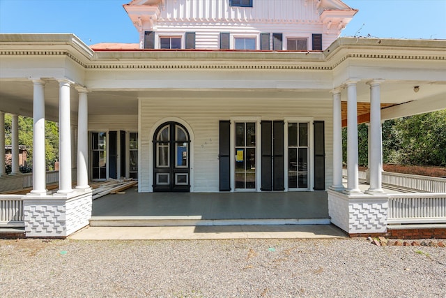 946 Milledge Rd, Augusta, GA 30904 - property entrance with a porch and board and batten siding