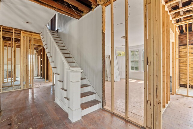 946 Milledge Rd, Augusta, GA 30904 - basement featuring hardwood / wood-style flooring and stairway