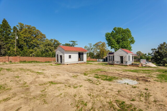 946 Milledge Rd, Augusta, GA 30904 - view of yard with a wooden deck and an outbuilding