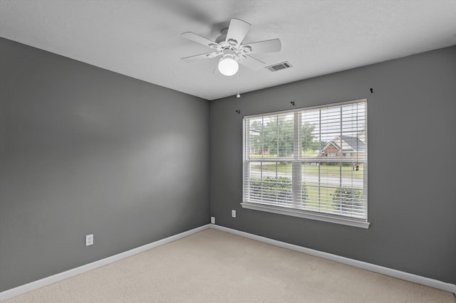 3007 Ashland Way, Grovetown, GA 30813 - empty room featuring baseboards, ceiling fan, and light carpet