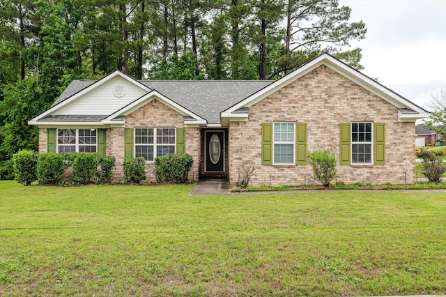 3007 Ashland Way, Grovetown, GA 30813 - single story home featuring a shingled roof, a front lawn, and brick siding