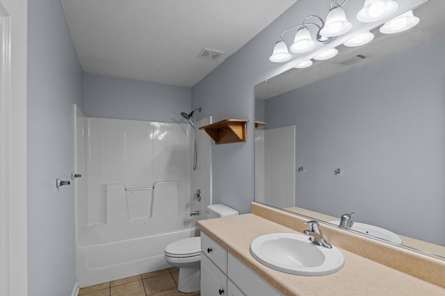3007 Ashland Way, Grovetown, GA 30813 - full bath featuring toilet, tile patterned floors, vanity, and tub / shower combination
