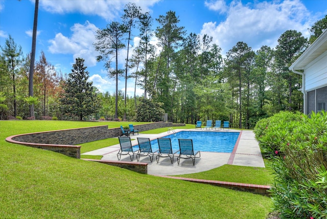 3005 Timber Woods Dr, Appling, GA 30802 - swimming pool with a patio and a yard