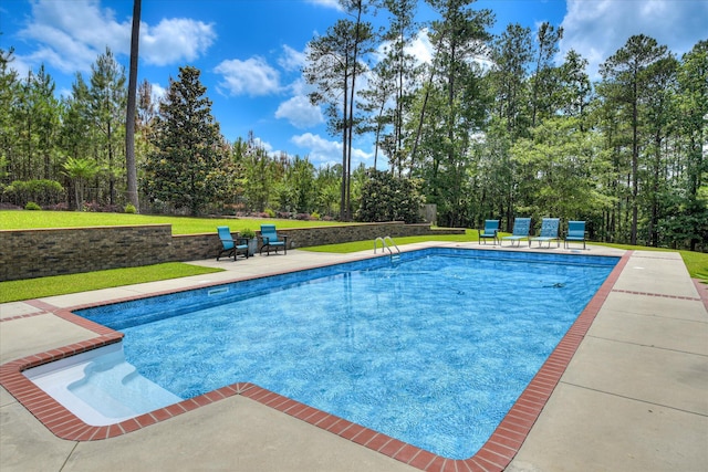 3005 Timber Woods Dr, Appling, GA 30802 - swimming pool featuring a patio area and a lawn