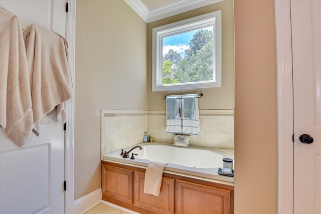 3005 Timber Woods Dr, Appling, GA 30802 - full bath featuring ornamental molding and a bath