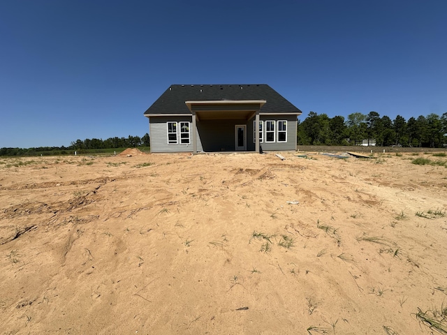 view of back of property
