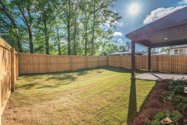 1717 Plank Rd, North Augusta, SC 29841 - view of yard featuring a fenced backyard
