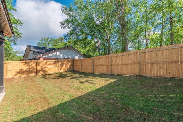1717 Plank Rd, North Augusta, SC 29841 - view of yard featuring a fenced backyard