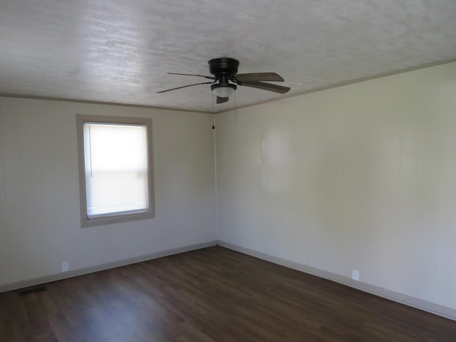 2810 Jordan St, Augusta, GA 30906 - empty room featuring ceiling fan, baseboards, and wood finished floors