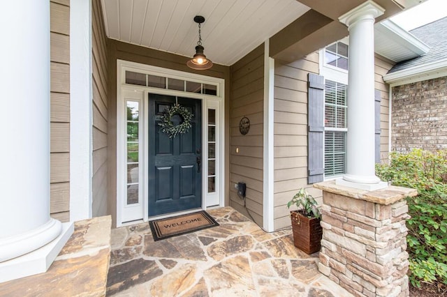 3039 Tarleton Ct, Beech Island, SC 29842 - doorway to property with a porch
