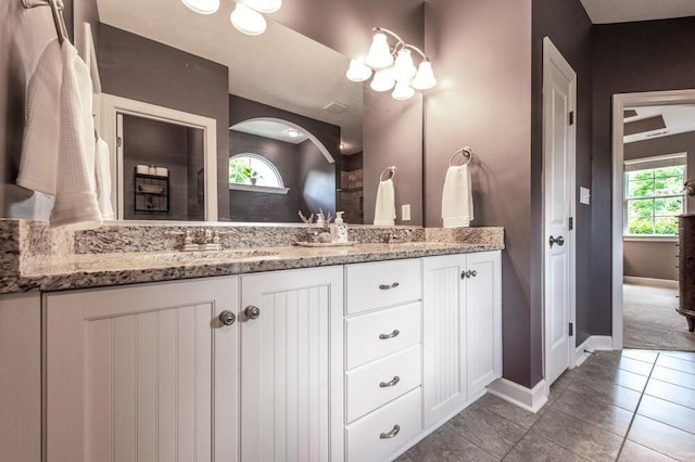 3039 Tarleton Ct, Beech Island, SC 29842 - full bath featuring double vanity and tile patterned floors